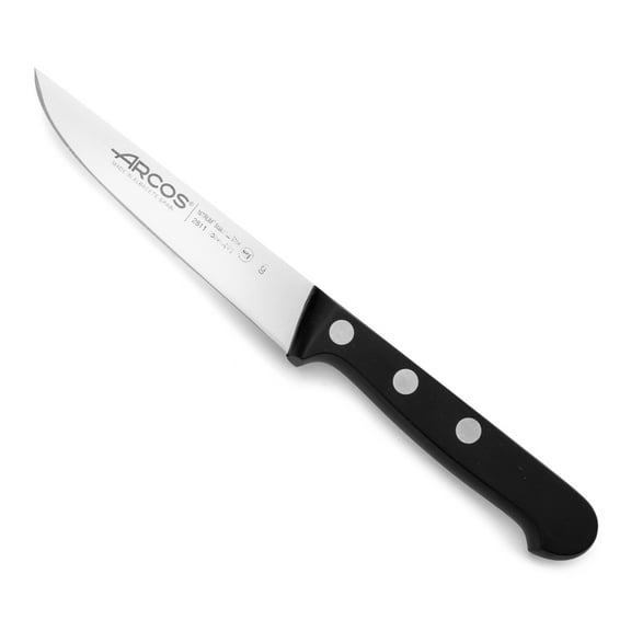 Arcos 4" Vegetable Knife, Stainless Steel, Black - Professional Peeling Tool