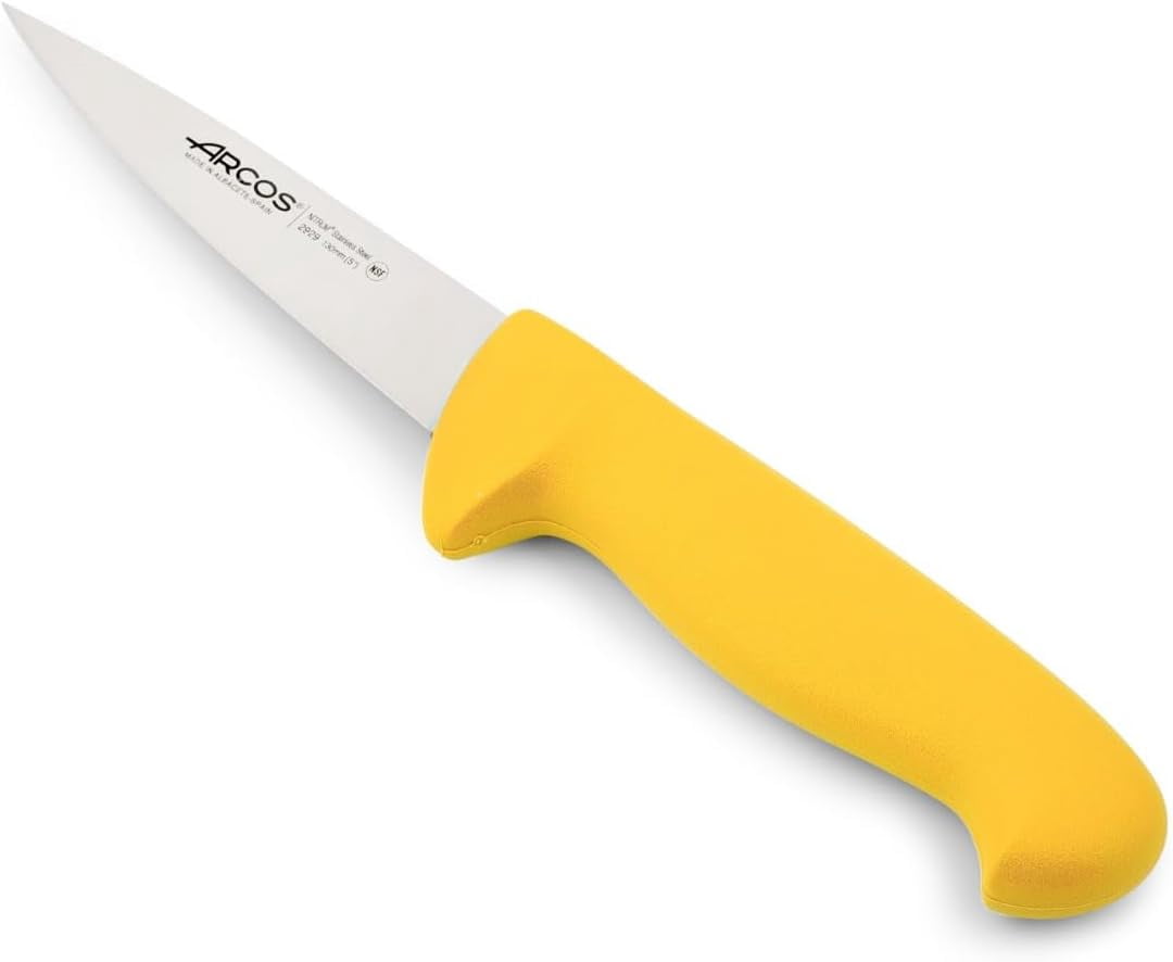 ARCOS 12" Sharpening Steel - Nitrum Stainless Steel Blade, Chromium Coated Carbon Body, Black Polypropylene Handle
