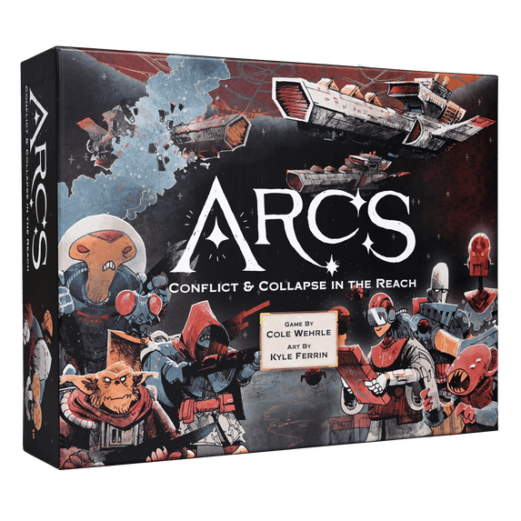 Leder Games Arcs: Conflict & Collapse in The Reach - 2 to 4 Players, Ages 14+