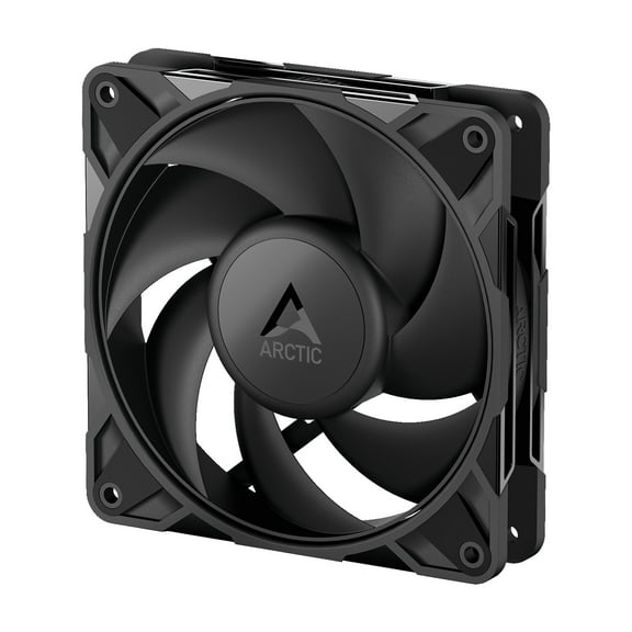 Arctic ACFAN00306A P12 Pro PST 120 mm PWM Fan with Y-Cable Splitter, 600-3000 RPM, Fluid Dynamic Bearing,4-Pin - Black