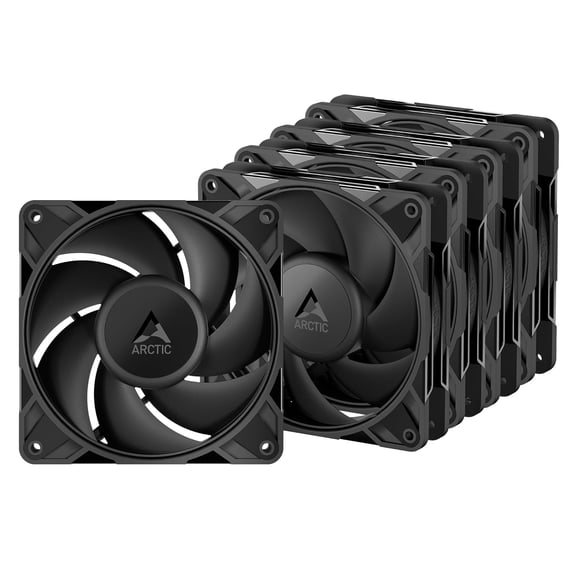 Arctic ACFAN00350A P12 Pro PST LN 120mm Case Fan fluid dynamic bearing max 2000 RPM PWM regulated w/Splitter -Pack of 5