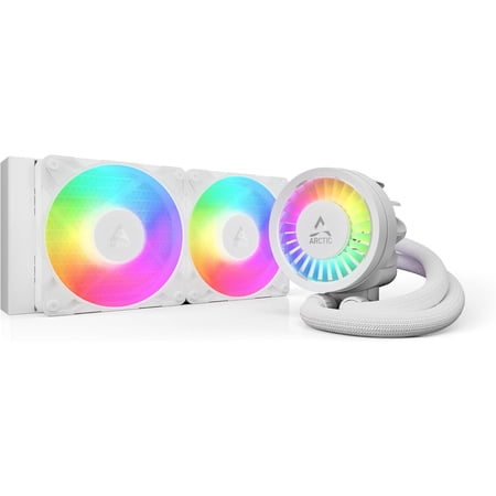 Arctic ACFRE00186A Liquid Freezer III Pro 240 A-RGB AIO CPU Cooler Water Cooling AMD AM5/AM4, Intel LGA1851/1770 -White