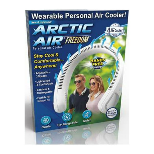 Arctic Air AAFRMC12/4 Freedom Wearable Air Cooler & Personal Fan, As