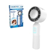 Arctic Air Cool Touch - Portable Handheld Fan, Mini USB Rechargeable, Compact & Lightweight, 4-Speed Adjustable, Battery-Powered, Quiet & Perfect for Travel & Outdoor, White Color, AACTFW-MC12/4