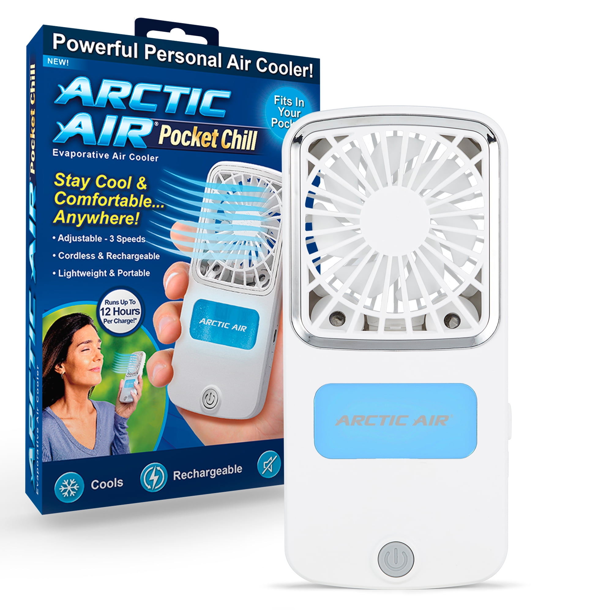 Arctic Air® Grip Go™ - The Portable Clamp-On Air Cooler! Stay Cool &  Comfortable Anywhere!