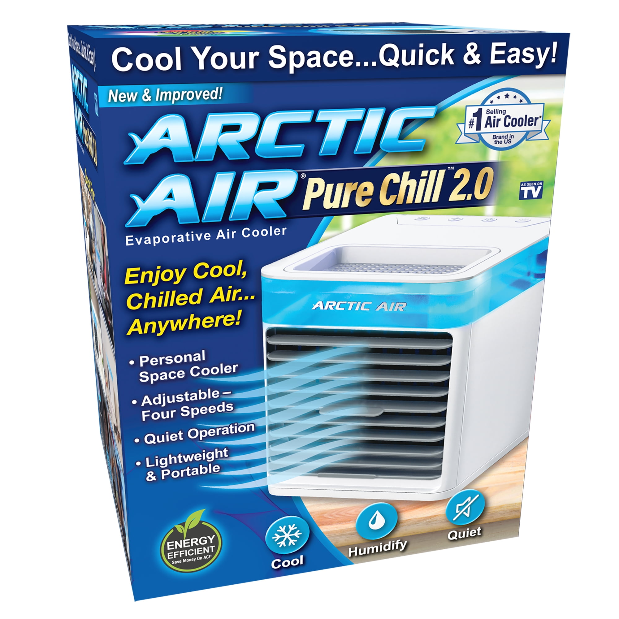 Arctic Air Pure Chill 2.0 White Personal Evaporative Cooler