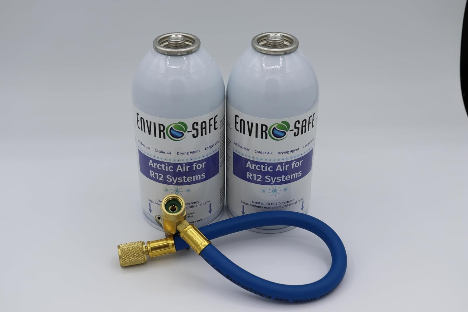 Arctic Air for R12 w/Charging Hose (2 Can Kit), ES12AH2, Green
