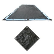 Arctic Armor 12-ft x 20-ft Rectangular Rugged Mesh In Ground Pool Winter Cover