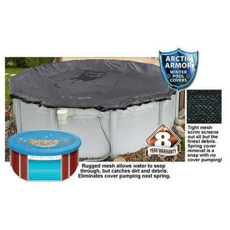 Arctic Armor 15 Ft. Round Above Ground Mesh Winter Cover