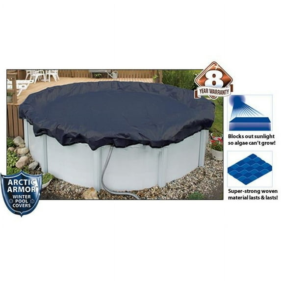 Arctic Armor Bronze 30' Round Above Ground Winter Pool Cover - Pool Equipment IEN30R4
