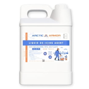 Arctic Armor Ice Melt 2.5-Gallon Liquid De-Icing Solution | Pet Safe Alternative Liquid Brine Deicer Spray | Pre-Treat & De-Ice