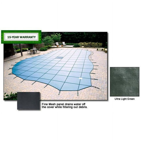 Arctic Armor WS2062G 16'x32' 15 Year Ultra Light Safety Cover - Green