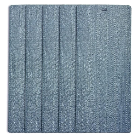 Arctic Blue Vertical Blind Texture Slats Sliding Door 94.5 Qty 5 Pack
