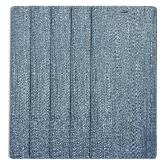 Arctic Blue Vertical Blind Texture Slats Window Size 70.5 Qty 5 Pack