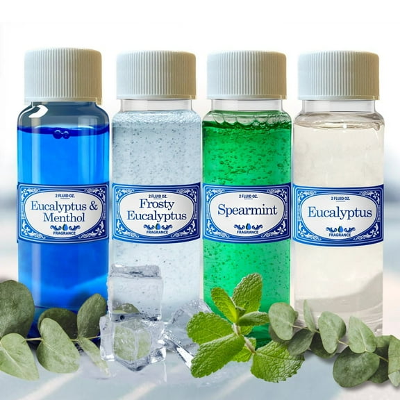 Arctic Breeze Rainbow Vacuum Fragrance Pack, Spearmint, Frosty Eucalyptus, Eucalyptus Menthol & Eucalyptus Clear, Compatible with all Water Vacuums