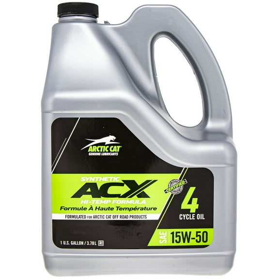 Arctic Cat 2436-859 ACX 15W-50 Full Synthetic 4-Cycle Engine Oil 1 Gallon Jug