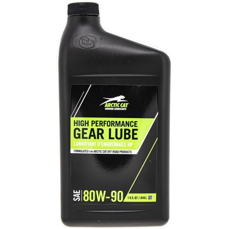 Arctic Cat 2436-863 80W-90 Gear Lube 1 Quart Bottle Front Rear Differentials Transmissions
