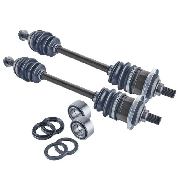 Arctic Cat 400 500 rear cv axles wheel bearings & seals set 2002 2003 2004