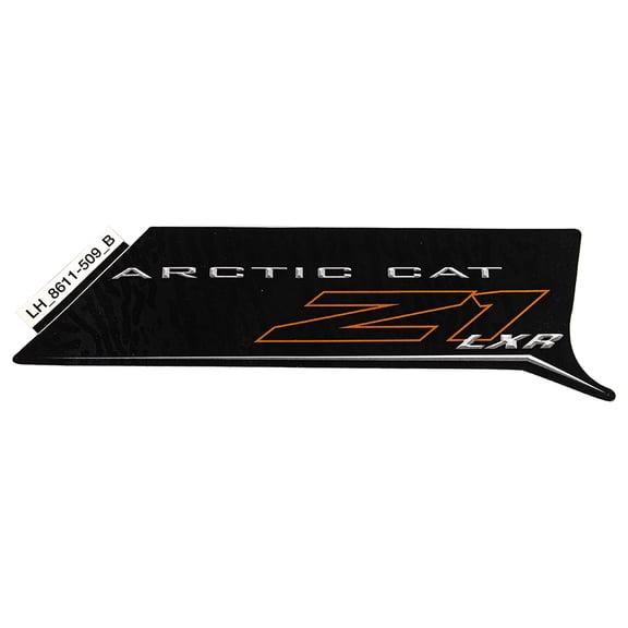 Arctic Cat 8611-509 Rear Lefthand Fender Black "LXR" Decal 2009 Z1 Turbo LXR