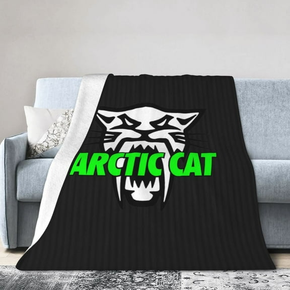 Arctic Cat Ultra-Soft Micro Fleece Blanket Multi-Size Flannel Blanket