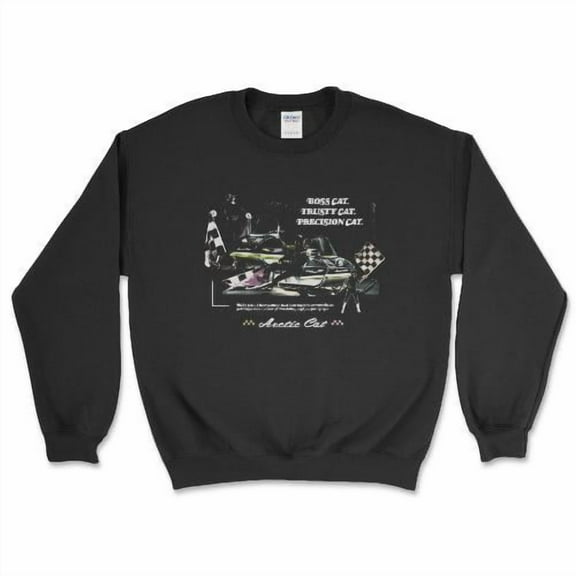 Arctic Cat Vintage Boss Cat Trusty Cat Precision Cat Sweatshirt