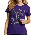 thumbnail image 1 of Arctic Cat  Womens Purple Stencil Logo Short Sleeve Tee T-Shirt Cotton Relax Fit - Small 5293-401, 1 of 1