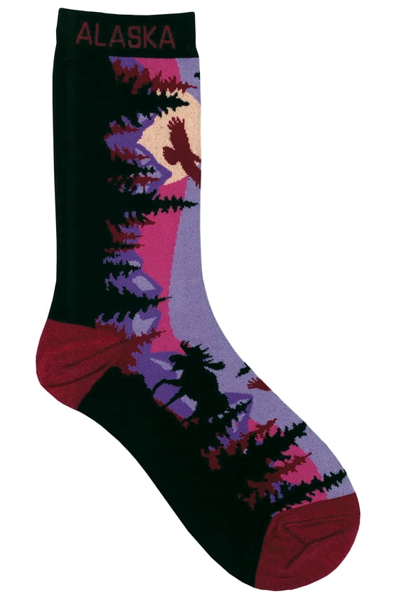Alaska Socks "moose"