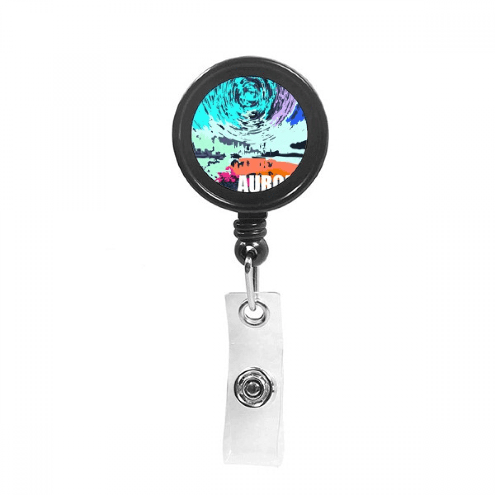 Arctic Circle Arctic Ocean Retractable Keychain Badge Holder ID Badge