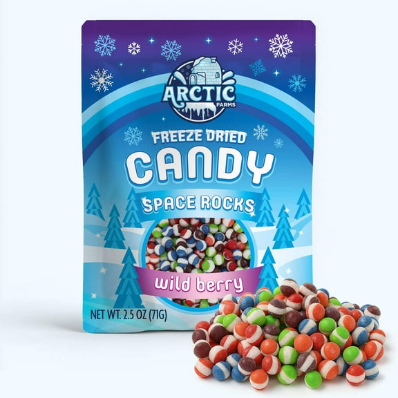 Arctic Farms Freeze Dried Candy - Space Rocks (Wild Berry) (2.5oz)