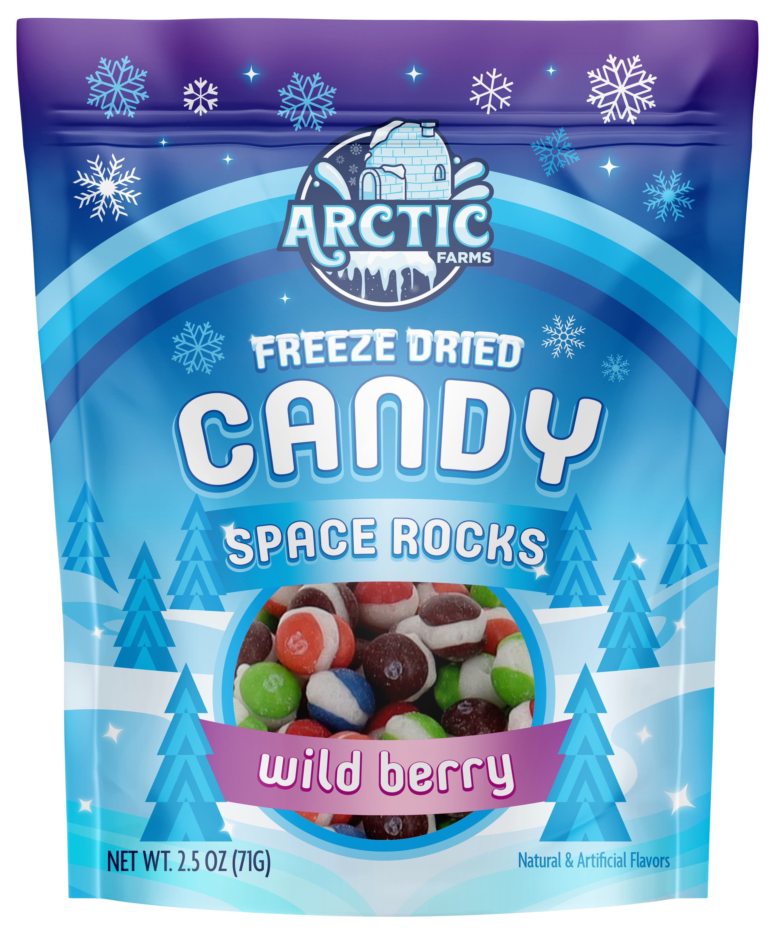Arctic Farms Freeze Dried Candy - Space Rocks (Wild Berry) (2.5oz)