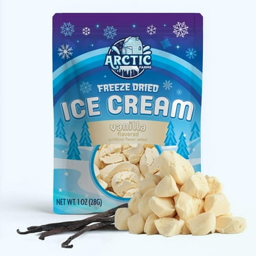Arctic Farms Freeze Dried Ice Cream that Does Not Melt (Vanilla) (1oz)
