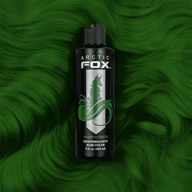 Arctic Fox Phantom Green Semi-Permanent Vegan Hair Dye, 8-oz