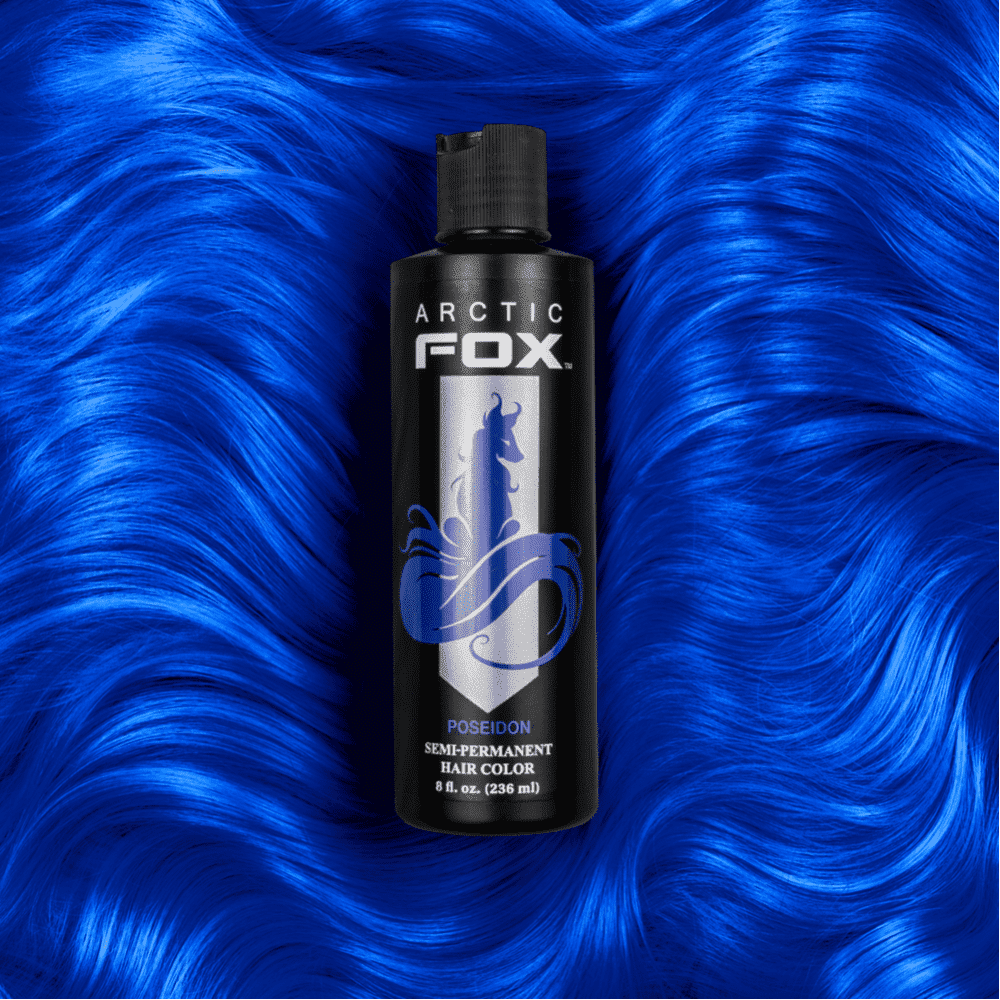 Arctic Fox Poseidon Semi-Permanent Vegan Hair Dye, 8 oz, Vibrant