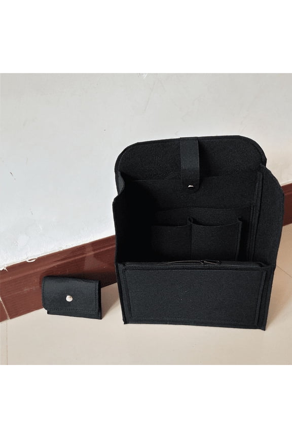 Arctic Fox Backpack Liner Bag Middle Bag School Bag Plastic Finishing Storage Bag,Dark khaki