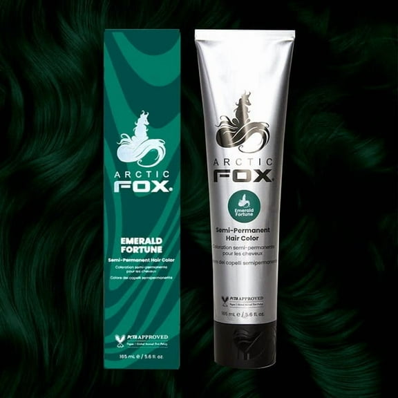 Arctic Fox Emerald Fortune Dark Emerald Green Semi-Permanent Hair Dye Color