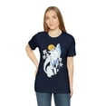 thumbnail image 1 of Arctic Fox Flowers Moon Fashion Unisex Jersey Short Sleeve Tee, 1 of 12