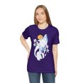 thumbnail image 1 of Arctic Fox Flowers Moon Fashion Unisex Jersey Short Sleeve Tee, 1 of 12