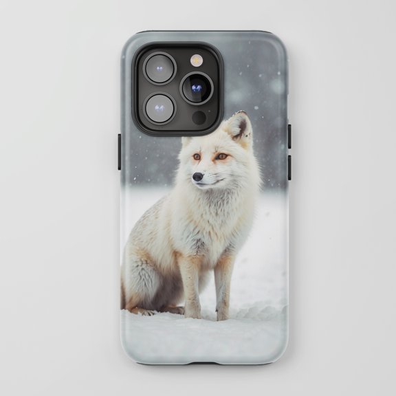 Arctic Fox For All iPhone Series Tough Phone Case Wildlife Winter