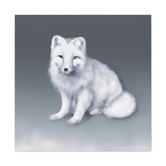 Arctic Fox Neoclassicism - Canvas