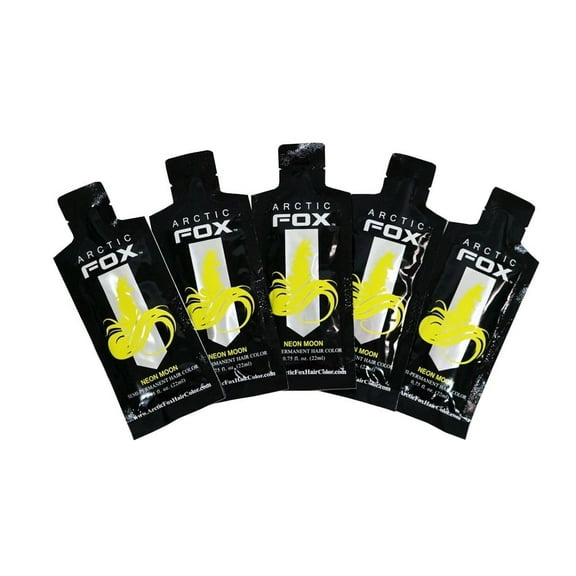 Arctic Fox Neon Moon 5-Mini Pack Semi-Permanent Vegan Cruelty-Free Hair Dye Color