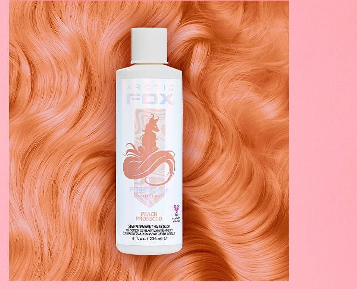 Arctic Fox Peach Prosecco Pastel 8-oz. Semi-Permanent Vegan Hair