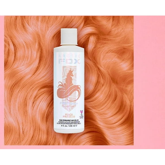Arctic Fox Peach Prosecco Pastel 8-oz. Semi-Permanent Vegan Hair Dye Color