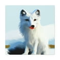 thumbnail image 1 of Arctic Fox Pop Art - Canvas, 1 of 10
