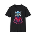 thumbnail image 1 of Arctic Fox Snowboard T-Shirt Ski Gear Snow Is Life Winter Unisex Tee, 1 of 4