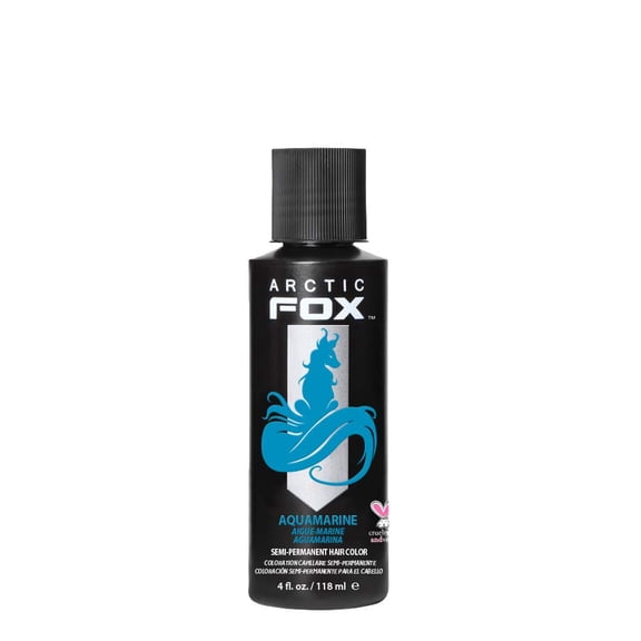 Arctic Fox Vegan Semi-Permanent Hair Color Dye, Aquamarine, 4 fl. oz.