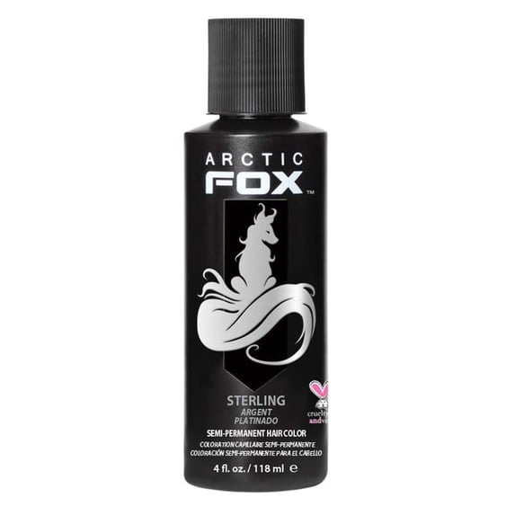 Arctic Fox Semi-Permanent Hair Color - Sterling 4oz