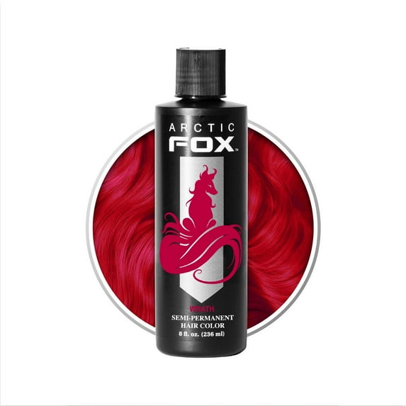 Arctic Fox Vegan and Cruelty-Free Semi-Permanent Hair Color Dye (8 fl oz, Wrath)