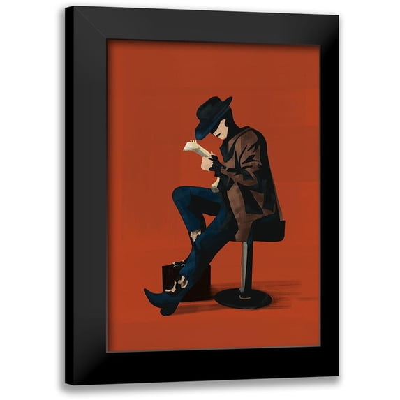 Arctic Frame 18x24 Black Modern Framed Museum Art Print Titled - Music And Art II
