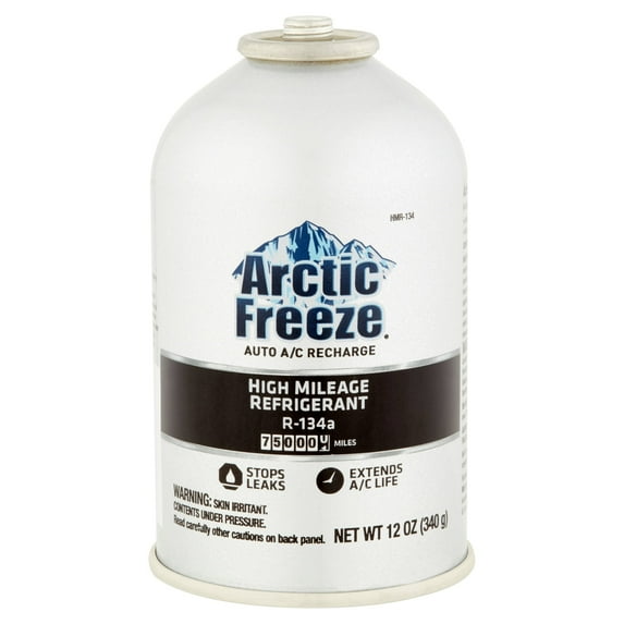 Arctic Freeze Auto AC Recharge R-134a High Mileage Refrigerant