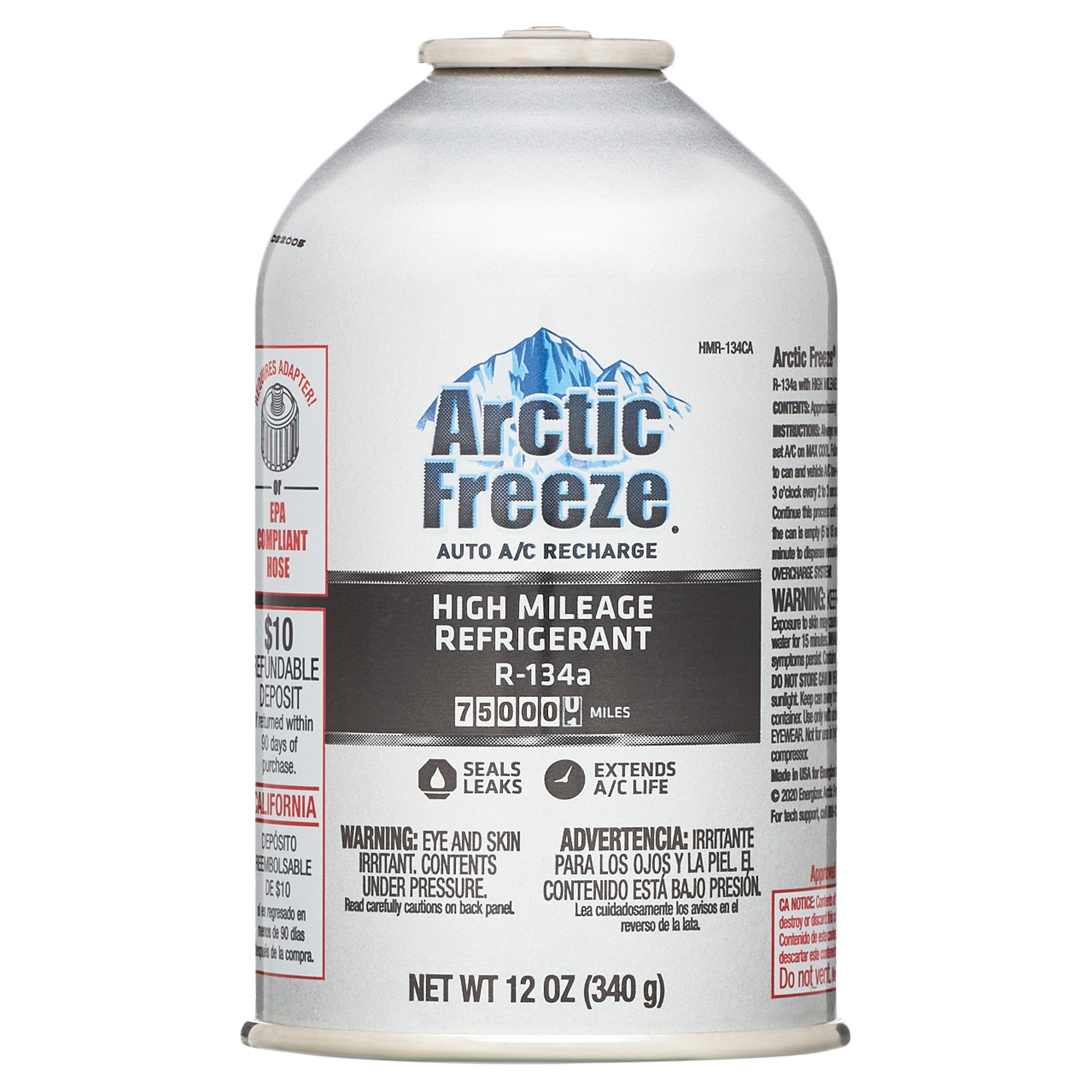 Arctic Freeze IDQ High Mileage 134a Refrigerant with System Arctic Freeze IDQ High Mileage 134a Refrigerant with System